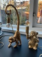 Goudkleurige Aap Tafellamp / Bureaulamp | 2 sruks, Ophalen, Zo goed als nieuw, Overige materialen, Minder dan 50 cm