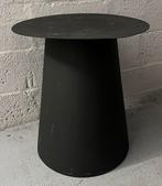 Stijlvolle zwarte bijzettafel, Ophalen, 50 tot 100 cm, Minimalistisch modern, Rond