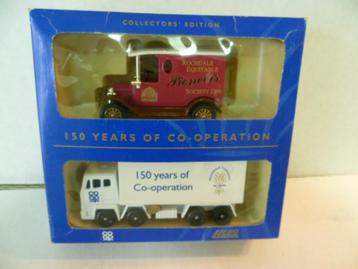 Lledo set 150 Years of Co-operation Rochdale 2x modelauto. beschikbaar voor biedingen