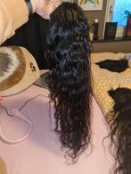 V part human hair wig, Sieraden, Tassen en Uiterlijk, Ophalen of Verzenden, Zo goed als nieuw, Pruik of Haarverlenging
