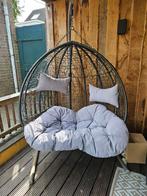 Tweepersoons Hangstoel Egg, Tuin en Terras, Tuinstoelen, Ophalen, Gebruikt, Metaal
