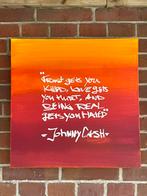 Johnny Cash artwork ..50x50, Antiek en Kunst, Ophalen of Verzenden