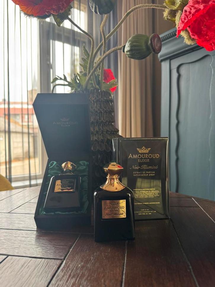 Amouroud Noir Illuminé Elixir – Luxe Parfum 75ml, Sieraden, Tassen en Uiterlijk, Uiterlijk | Parfum, Nieuw, Ophalen of Verzenden