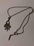 Sterling zilveren ketting pegels, Verstelbaar, Zwanensingel 239, Zo goed als nieuw, Opallove