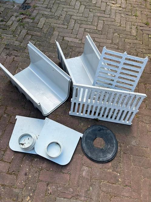 Lijngoot afvoerput, Doe-het-zelf en Verbouw, Buizen en Afvoer, Nieuw, Afvoer, Pvc, Minder dan 2 meter, 80 mm of meer, Ophalen of Verzenden