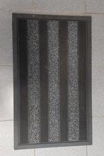 Mat in zwart/grijs. 74 x 44 cm. Z.g a.n., Tuin en Terras, Ophalen of Verzenden, Zo goed als nieuw, Schoonloopmat