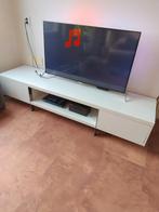 Modern TV Meubel - Wit, Ophalen, Metaal, Gebruikt, 150 tot 200 cm