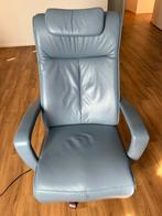 Leren electrische sta op stoel Prominent, Huis en Inrichting, Fauteuils, Ophalen, Zo goed als nieuw, 50 tot 75 cm, Leer