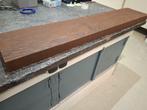 Wengé Plank, Meubelhout, Traptrede 1250x235x55mm, Doe-het-zelf en Verbouw, Ophalen, Zo goed als nieuw, Plank, 50 mm of meer