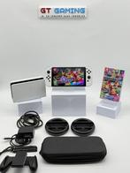 OLED NINTENDO 2024+GARANTIE+ MARIO KART+STUURTJES MEGA PACK, Spelcomputers en Games, Met 2 controllers, Ophalen of Verzenden, Zo goed als nieuw