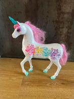 Barbie dreamtopia eenhoorn met lampjes en geluid, Ophalen of Verzenden, Zo goed als nieuw, Barbie