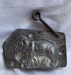 Antieke chocoladevorm: OLIFANT  (met klemmetje), Ophalen of Verzenden