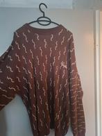 Oldskool Australian thunderdome gabber trui, Bruin, Maat 56/58 (XL), Ophalen of Verzenden, Gedragen