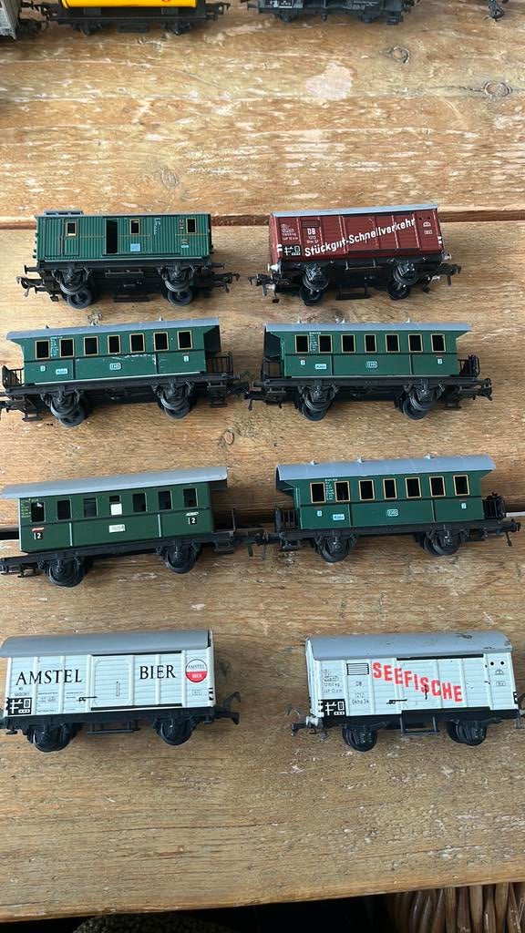 Fleischmann treinen 8 stuks, Ophalen, Gebruikt, Gelijkstroom, Fleischmann