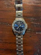 Sekonda Zilveren Horloge met Blauwe Plaat, Overige merken, Staal, Gebruikt, Polshorloge