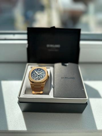 D1 Milano Skeleton Rose Gold beschikbaar voor biedingen
