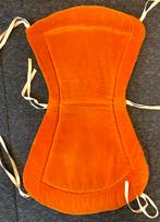 Vintage stoelkussen retro oranje jaren 60/70, Gebruikt, Ophalen of Verzenden, Nvt, Nvt