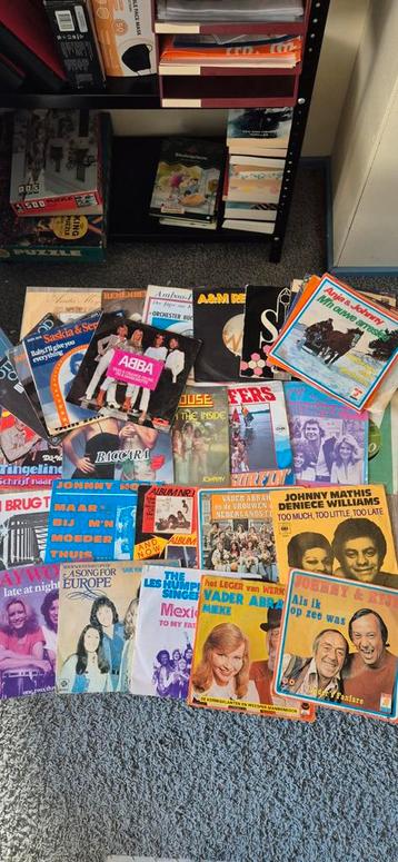 Vintage Vinyl Singles Collectie beschikbaar voor biedingen