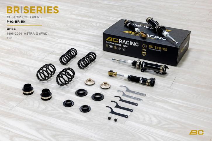 BC Racing BR-RN serie schroefset - Opel Astra G 98-04, Auto diversen, Tuning en Styling, Ophalen of Verzenden