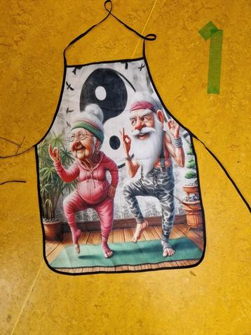 Grappig Nieuw  schort beschikbaar voor biedingen
