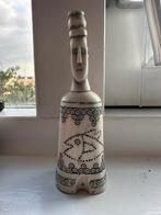 Sirih poeder koker handgesneden been Papoea, Antiek en Kunst, Ophalen of Verzenden