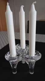 Grote Kosta Boda Igloo kandelaar voor 3 kaarsen, Zweden, Antiek en Kunst, Antiek | Glas en Kristal, Ophalen of Verzenden