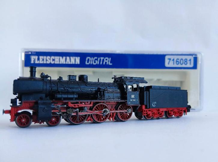 Fleischmann digitale loc 38 1366., Hobby en Vrije tijd, Modeltreinen | N-Spoor, Zo goed als nieuw, Locomotief, Gelijkstroom, Fleischmann