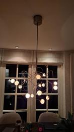 Moderne eettafellamp met touch dimmer - 14 Witte bolletjes!, Ophalen, Glas, Minder dan 50 cm