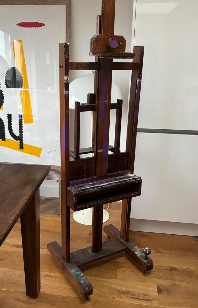 Authentieke Schildersezel, Hobby en Vrije tijd, Schilderen, Zo goed als nieuw, Ezel, Ophalen