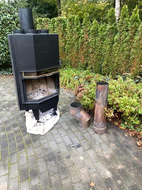 Houtkachel Kal fire, Huis en Inrichting, Kachels, Nieuw, Inbouw, Houtkachel, Hout, Ophalen