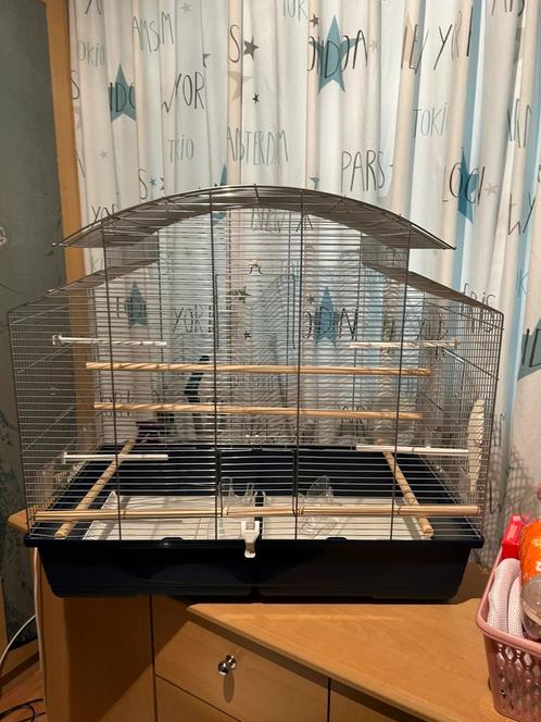 Vogelkooi 80x44x72 cm, Dieren en Toebehoren, Vogels | Hokken en Kooien, Zo goed als nieuw, Vogelkooi, Metaal, Ophalen