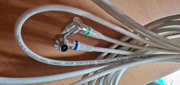 2 x coax 10m, goede kwal.! Qlink 3C2V + Technetics RL++ A++ beschikbaar voor biedingen