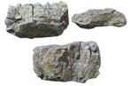 4x rubbermal Random rock rotsen en meer voor H0 landschap, Overige merken, Gelijkstroom of Wisselstroom, Brug, Tunnel of Gebouw