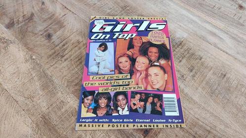 Girls on top, uitvouwbaar tot grote Spice Girls poster, Boeken, Tijdschriften en Kranten, Zo goed als nieuw, Muziek, Film of Tv