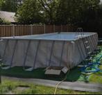 Groot zwembad, Tuin en Terras, 200 tot 300 cm, Zo goed als nieuw, 400 cm of meer, Rechthoekig