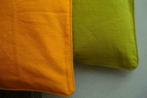 groen oranje kussenshoes kussenhoezen katoen clayre & Eef, Ophalen of Verzenden, Nieuw, Groen, Vierkant
