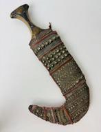 traditionele dolk Jambiya uit Yemen wapen, Antiek en Kunst, Ophalen of Verzenden