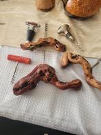Set van 6 kurktrekkers en en luxe franse flesstopper., Antiek en Kunst, Ophalen of Verzenden