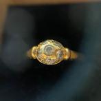 21K gouden ring, Ophalen of Verzenden, Zo goed als nieuw, 17 tot 18, Dame