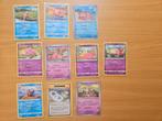 Set van 10 slowpoke - slowbro - slowking pokemonkaarten, Ophalen of Verzenden, Zo goed als nieuw, Meerdere kaarten