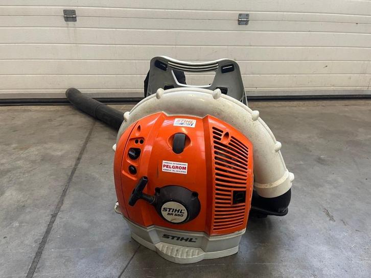 Stihl BR 550 bladblazer, Tuin en Terras, Bladblazers, Gebruikt, Ruggedragen, Benzine, Ophalen
