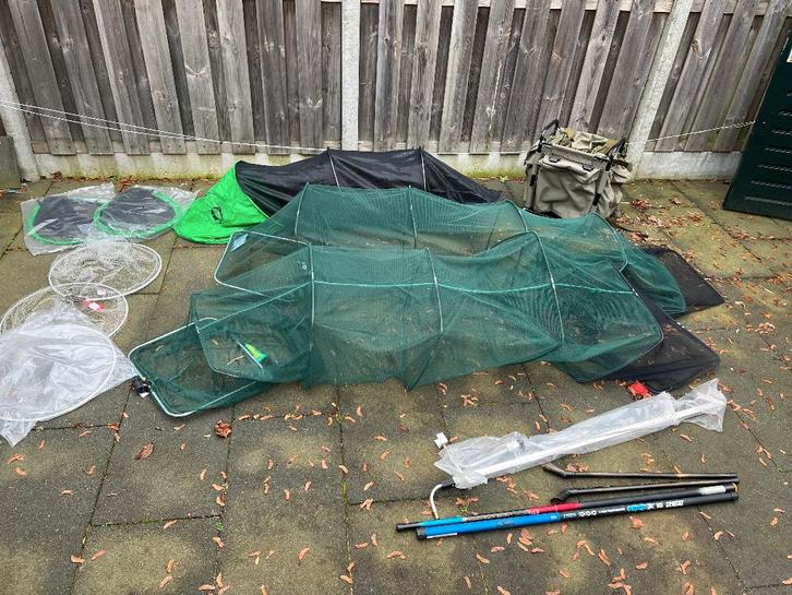 adv 620 /  MIXPARTIJ HENGELSPORT ARTIKELEN, Watersport en Boten, Hengelsport | Algemeen, Gebruikt, Ophalen