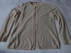 Luisa Cerano pure cashmere vest, kleur sand, mt. 40 NL, zgan, Maat 38/40 (M), Verzenden, Beige, Zo goed als nieuw