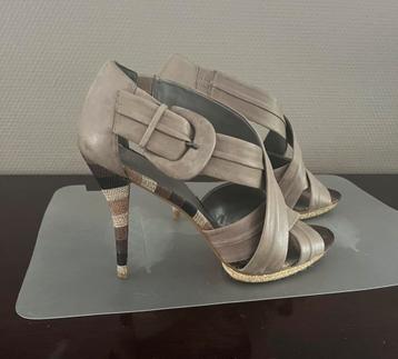 Karen Millen 41 high heels Hakken beige bruin taupe beschikbaar voor biedingen