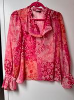 Roze/rode boho blouse van Zara, maat M, Kleding | Dames, Blouses en Tunieken, Ophalen of Verzenden, Zo goed als nieuw, Maat 38/40 (M)