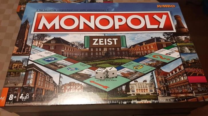 bordspel seal Monopoly Zeist Monopolie gelimiteerd, Hobby en Vrije tijd, Gezelschapsspellen | Bordspellen, Nieuw, Een of twee spelers