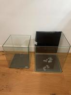 Twee Dennerle aquaria te koop – Nano Cube Groot & Klein, Ophalen, Zo goed als nieuw, Leeg aquarium