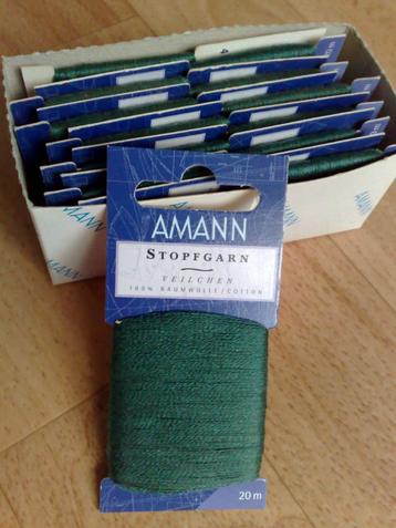44 Stopgaren 20m per kaart kleur ( groen en Beige ) beschikbaar voor biedingen