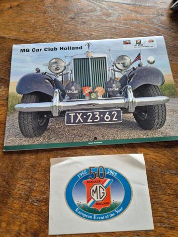 MG Car Club Holland Kalender beschikbaar voor biedingen