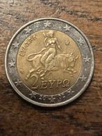 Zeldzame 2 euromunt 2002 Griekenland - Misdruk!, Ophalen of Verzenden, Griekenland, 2 euro, Losse munt